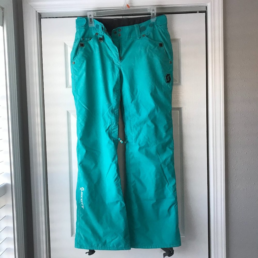 Scott Women's Snowboard / Ski Pants - Turquoise, Size 2